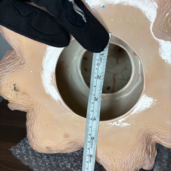 Vintage Pink Ceramic Christmas Tree w/o Base & Missing Some Bird Bulbs 16.5" - Picture 9 of 9